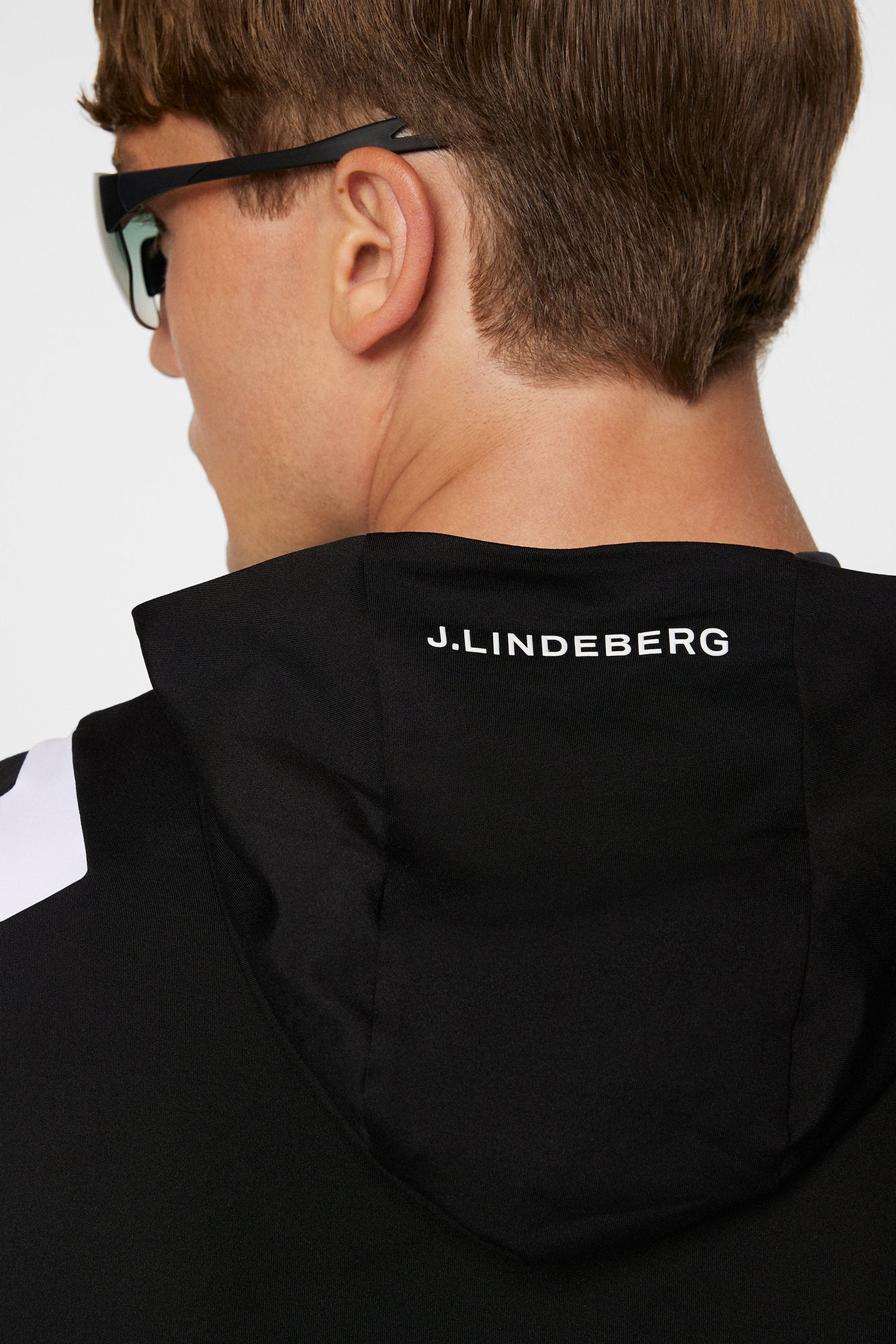 Men | Lukas Quarter Zip Hood | Black