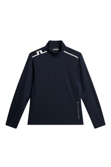 Leon Quarter Zip Mid Layer in JL Navy by J.Lindeberg