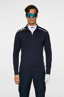 Men | Leon Quarter Zip Mid Layer | JL Navy