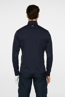 Men | Leon Quarter Zip Mid Layer | JL Navy