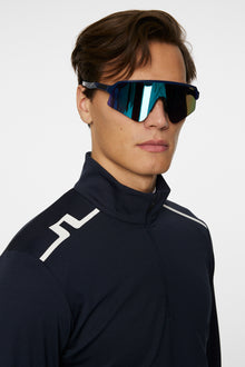 Men | Leon Quarter Zip Mid Layer | JL Navy