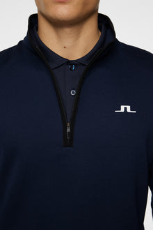 Men | Clide Quarter Zip Mid Layer | JL Navy