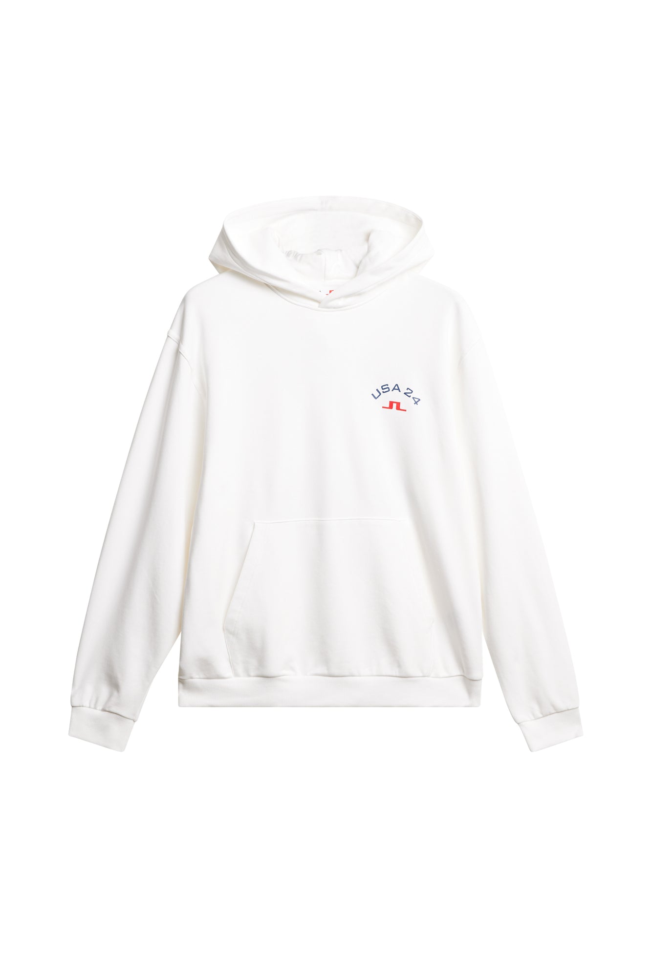 Fabrice Hoodie in White by J.Lindeberg