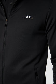 Men | Aerial Full Zip Hood | Black