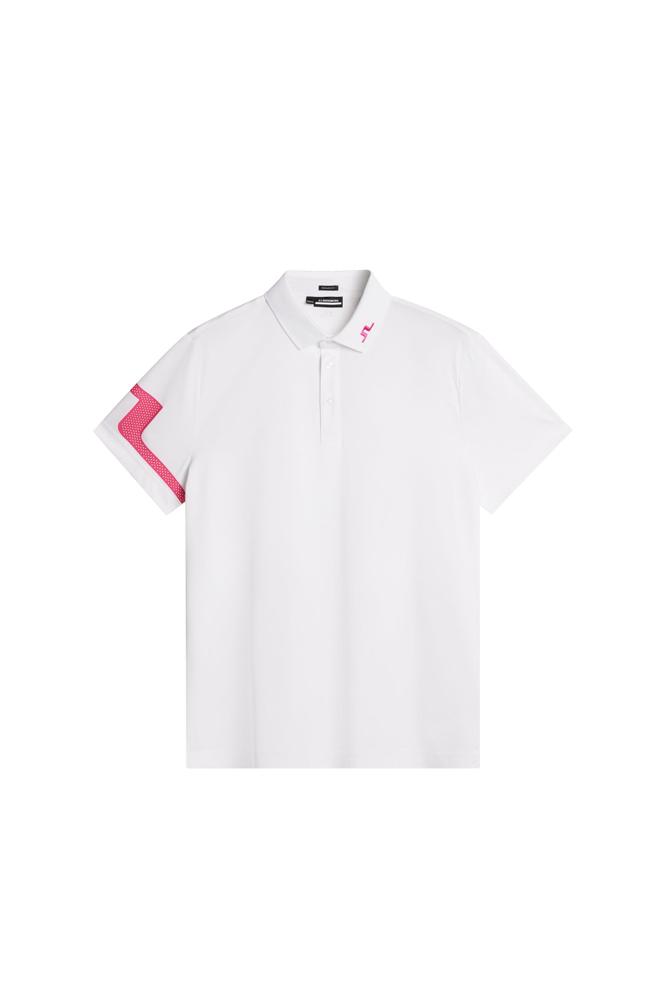 Heath Regular Fit Polo in White by J.Lindeberg