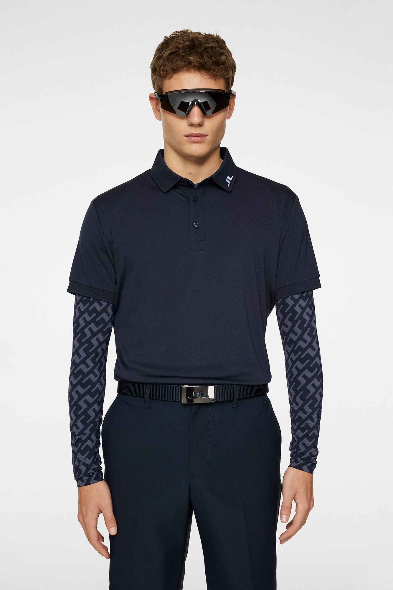Men | KV Regular Fit Print | Bias Bridge Navy