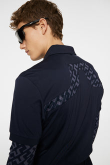 Men | KV Regular Fit Print | Bias Bridge Navy