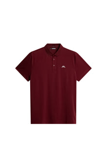 Wince Reg Fit Polo in Cabernet by J.Lindeberg