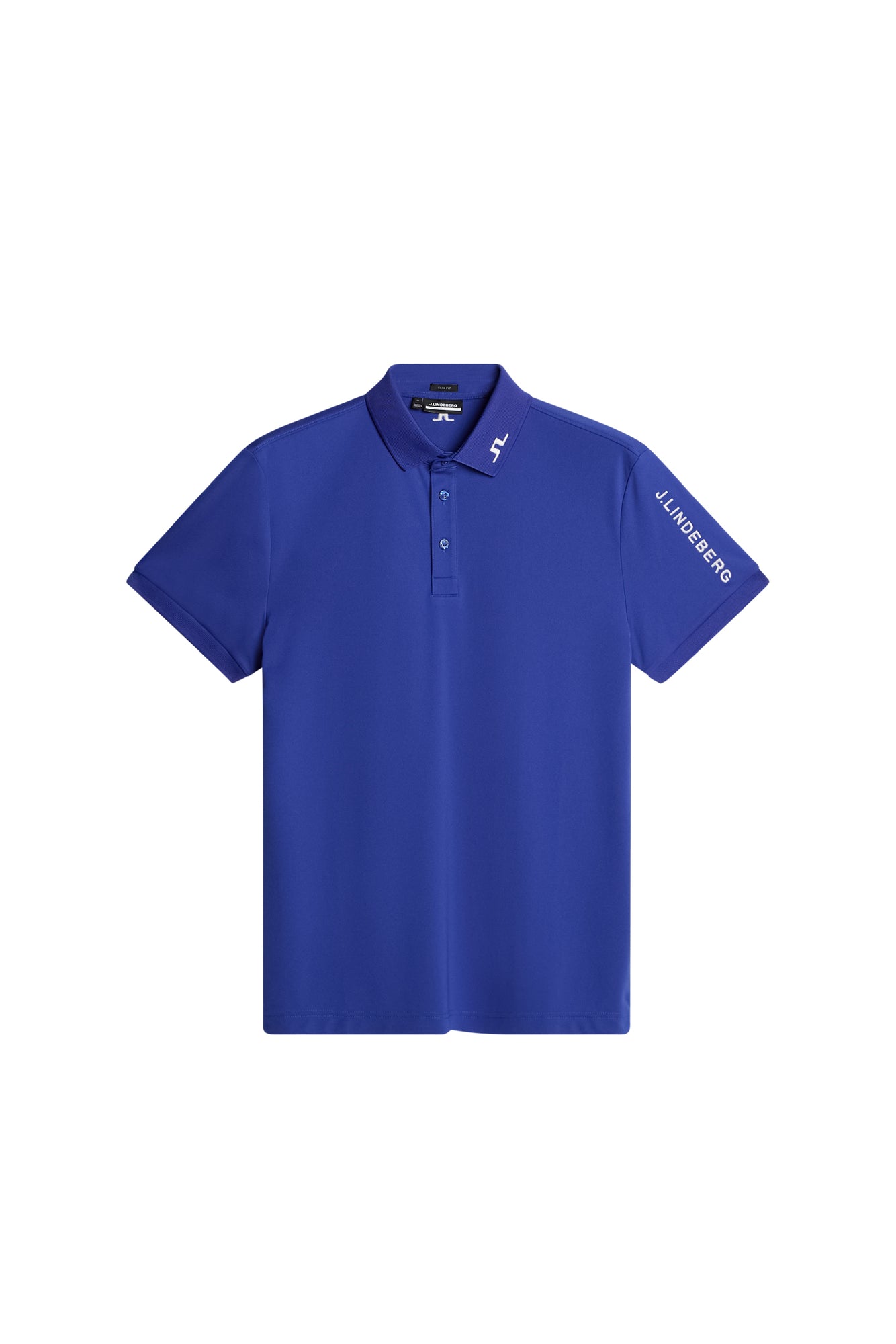 Tour Tech Slim Fit Polo in Clematis Blue by J.Lindeberg