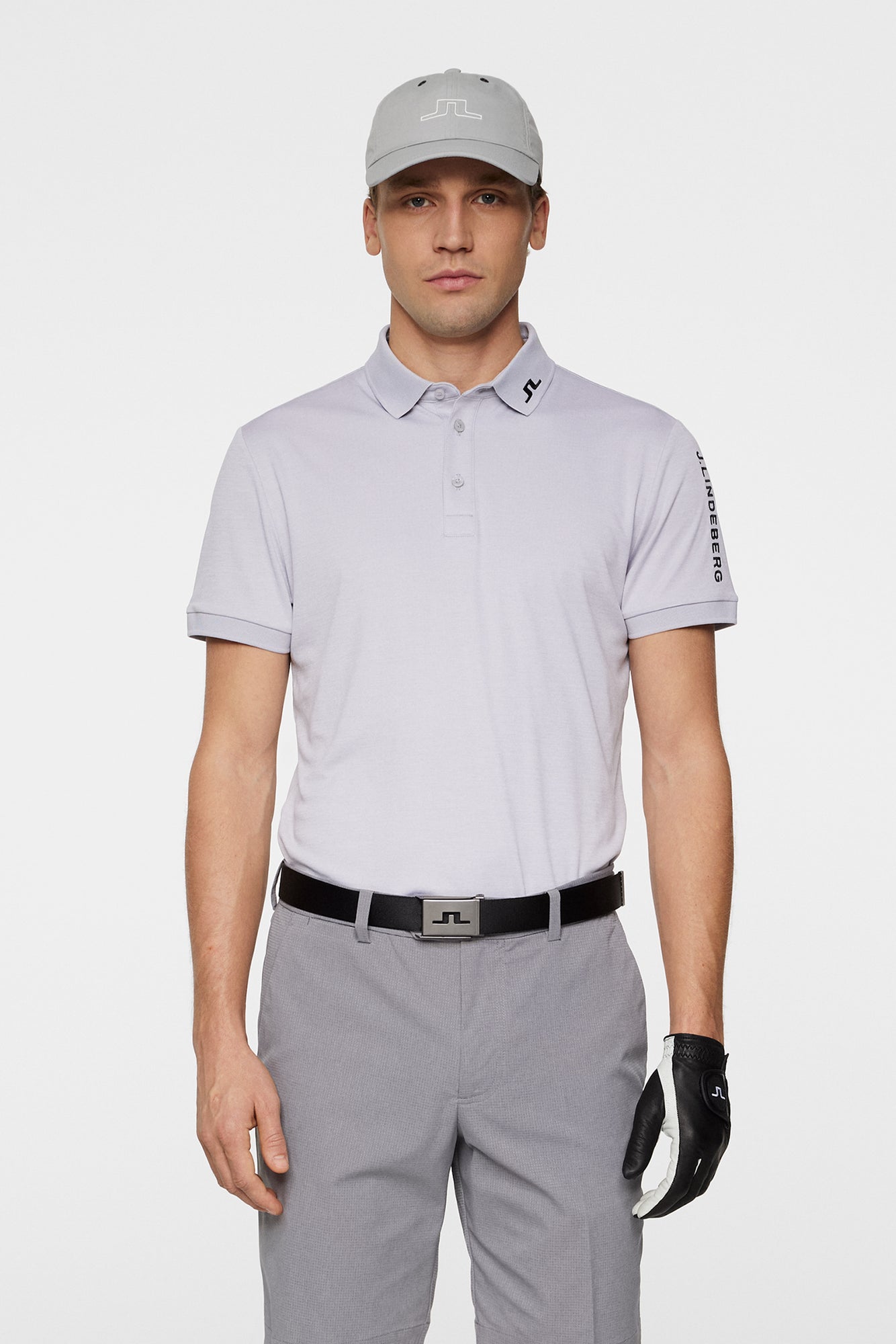 Men | Tour Tech Slim Fit Polo | Light Grey Melange