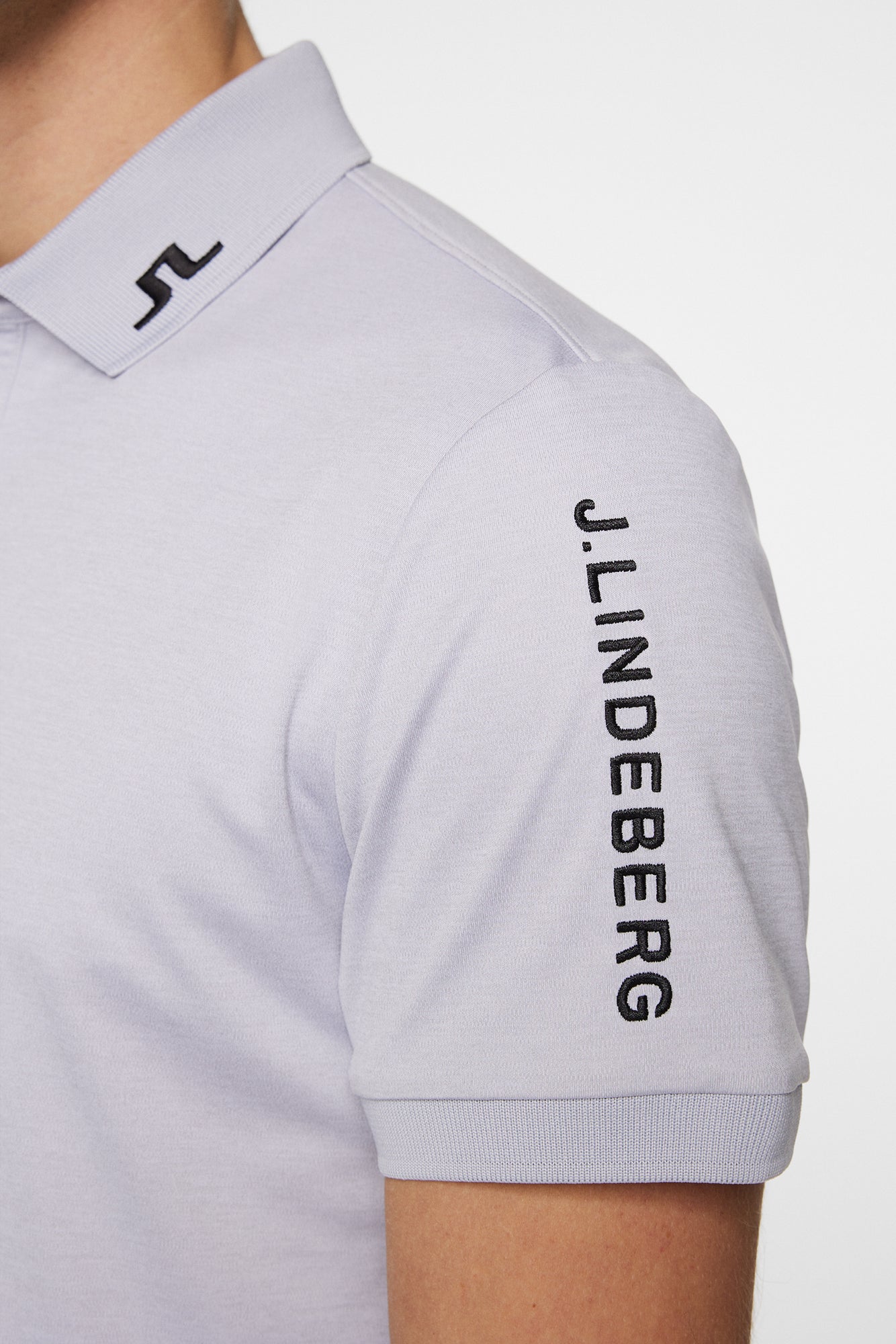 Men | Tour Tech Slim Fit Polo | Light Grey Melange