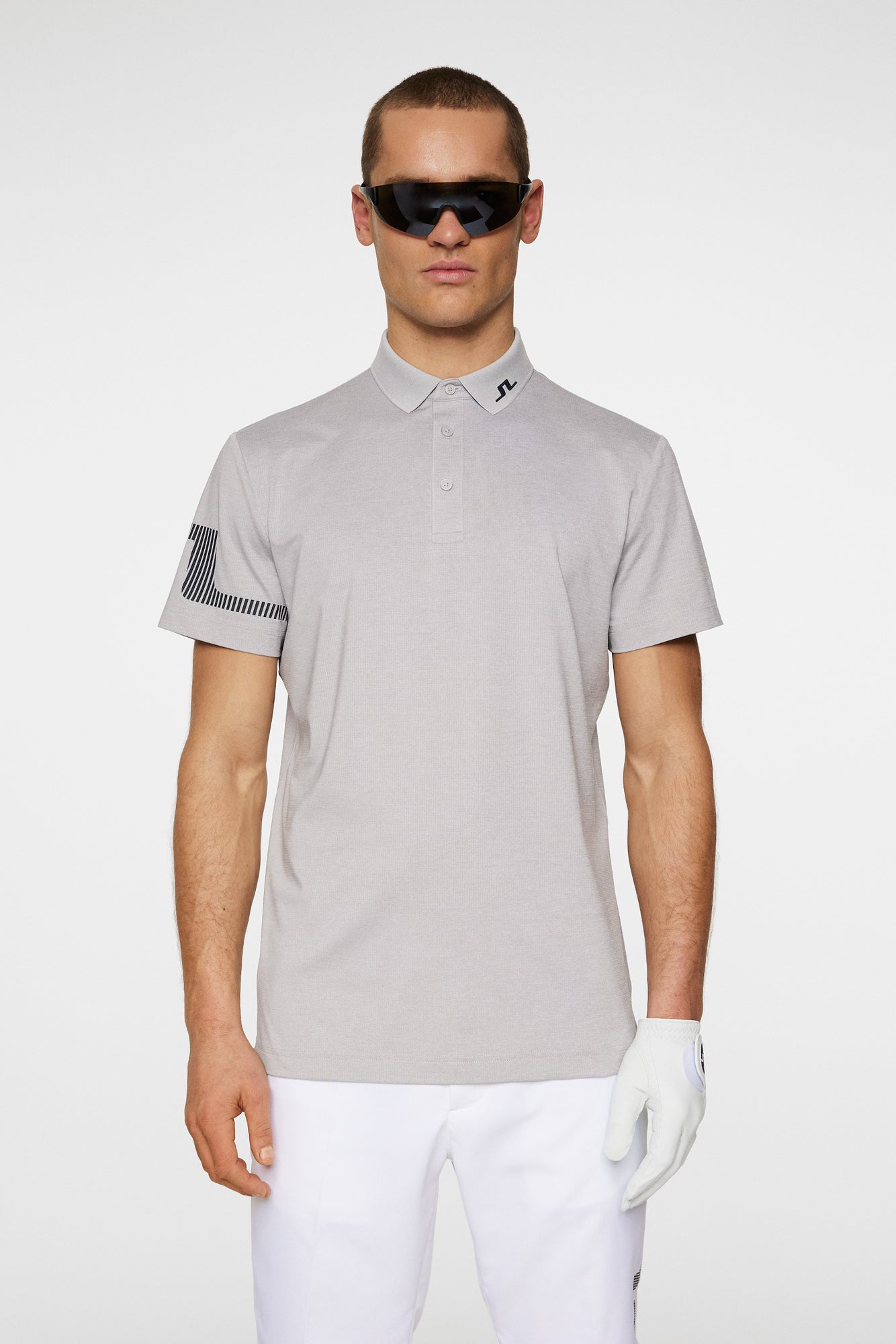 Men | Heath Strike Polo | Light Grey Melange