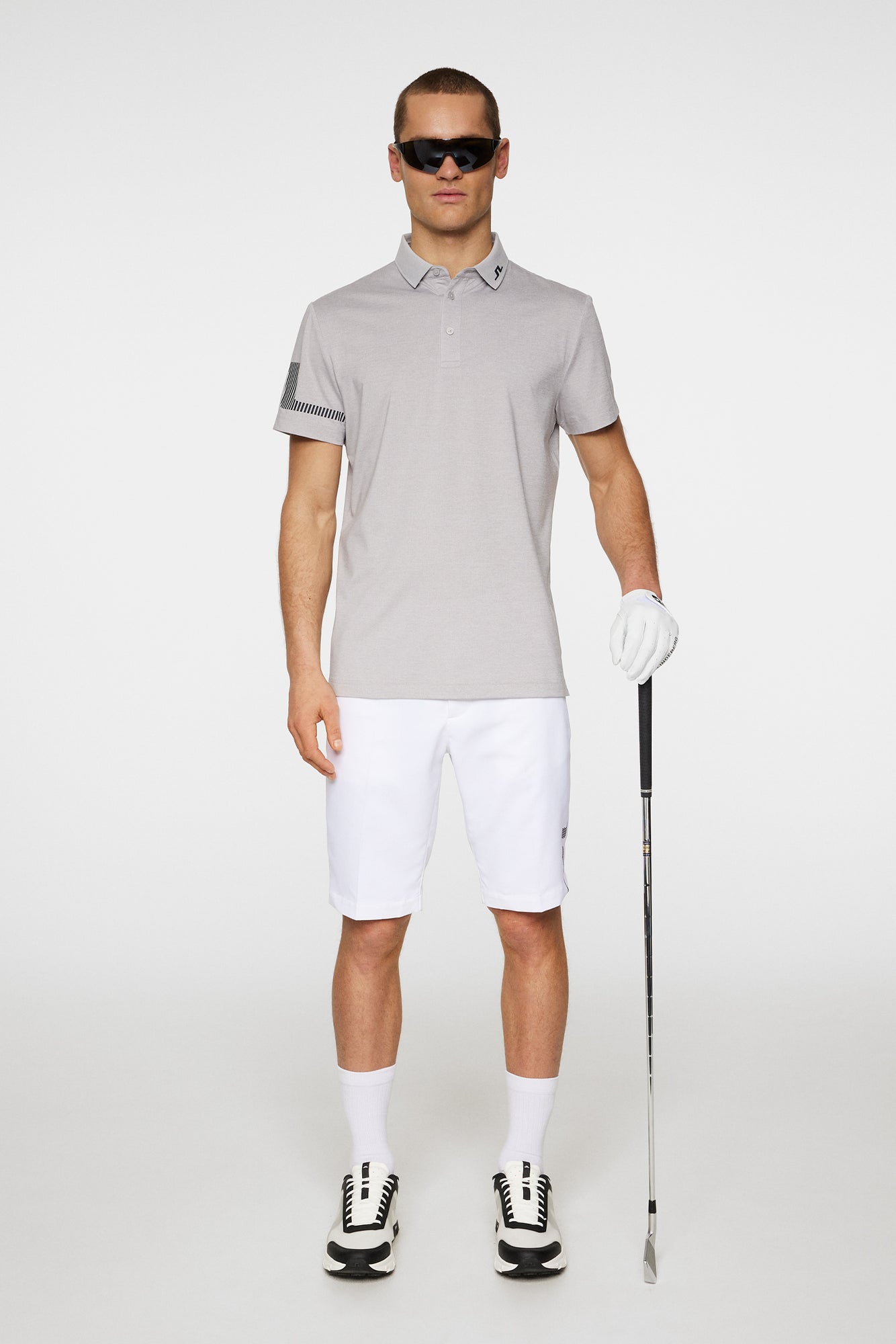 Men | Heath Strike Polo | Light Grey Melange