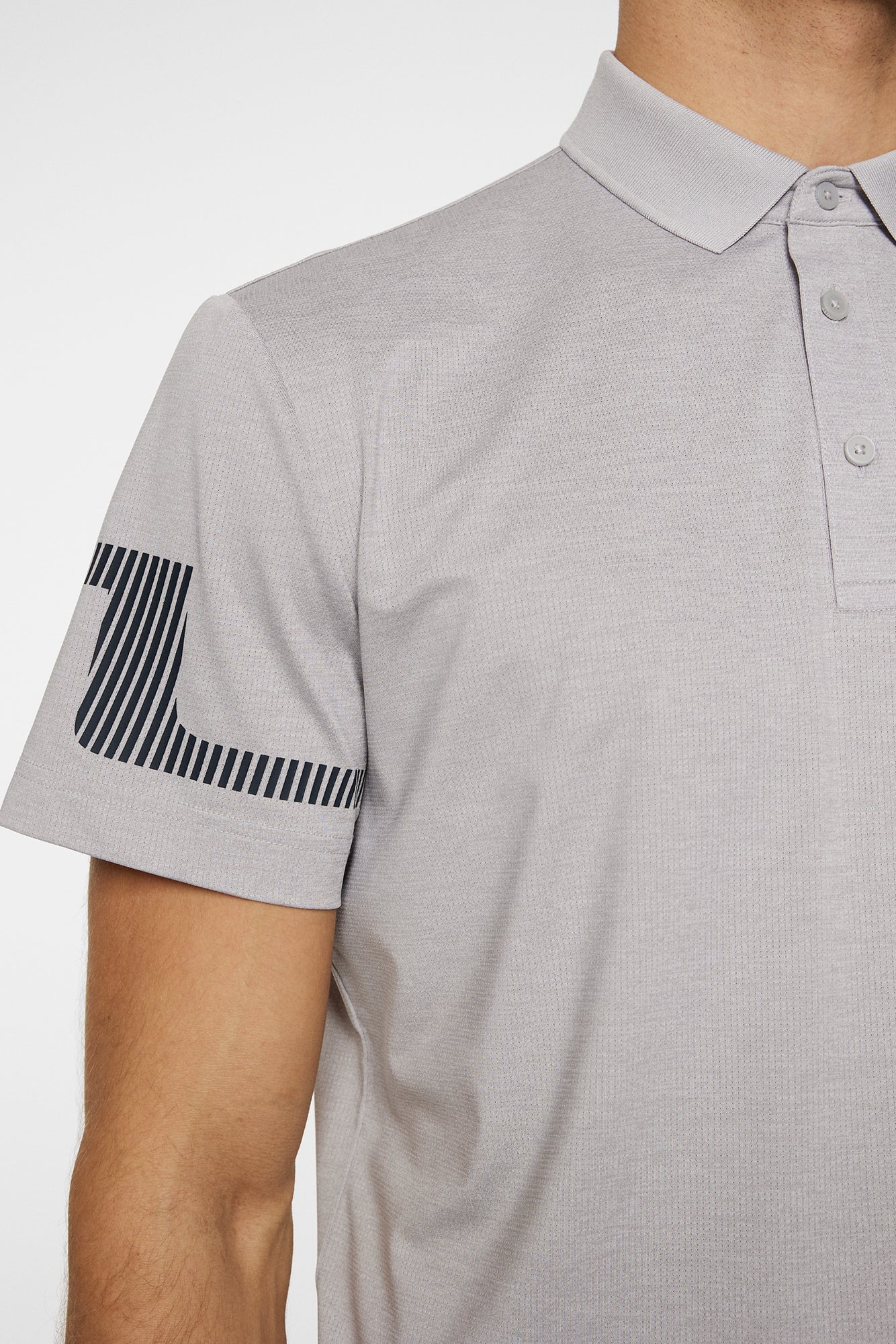 Men | Heath Strike Polo | Light Grey Melange