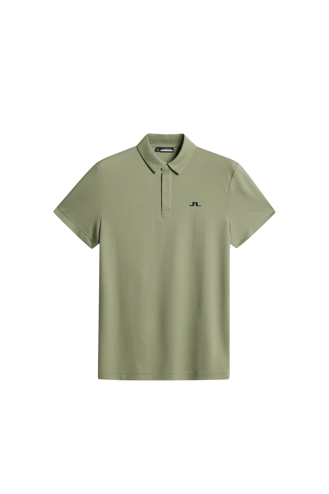 Peat Polo in Oil Green by J.Lindeberg