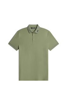 KV Print Polo in Tour Geo Olive S by J.Lindeberg