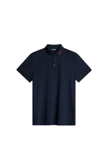 KV Print Polo in Tour Geo Navy S by J.Lindeberg