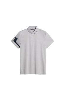 Heath Polo in Light Grey Melange by J.Lindeberg