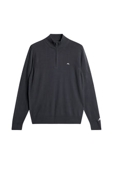 Kian Zipped Sweater in Asphalt by J.Lindeberg