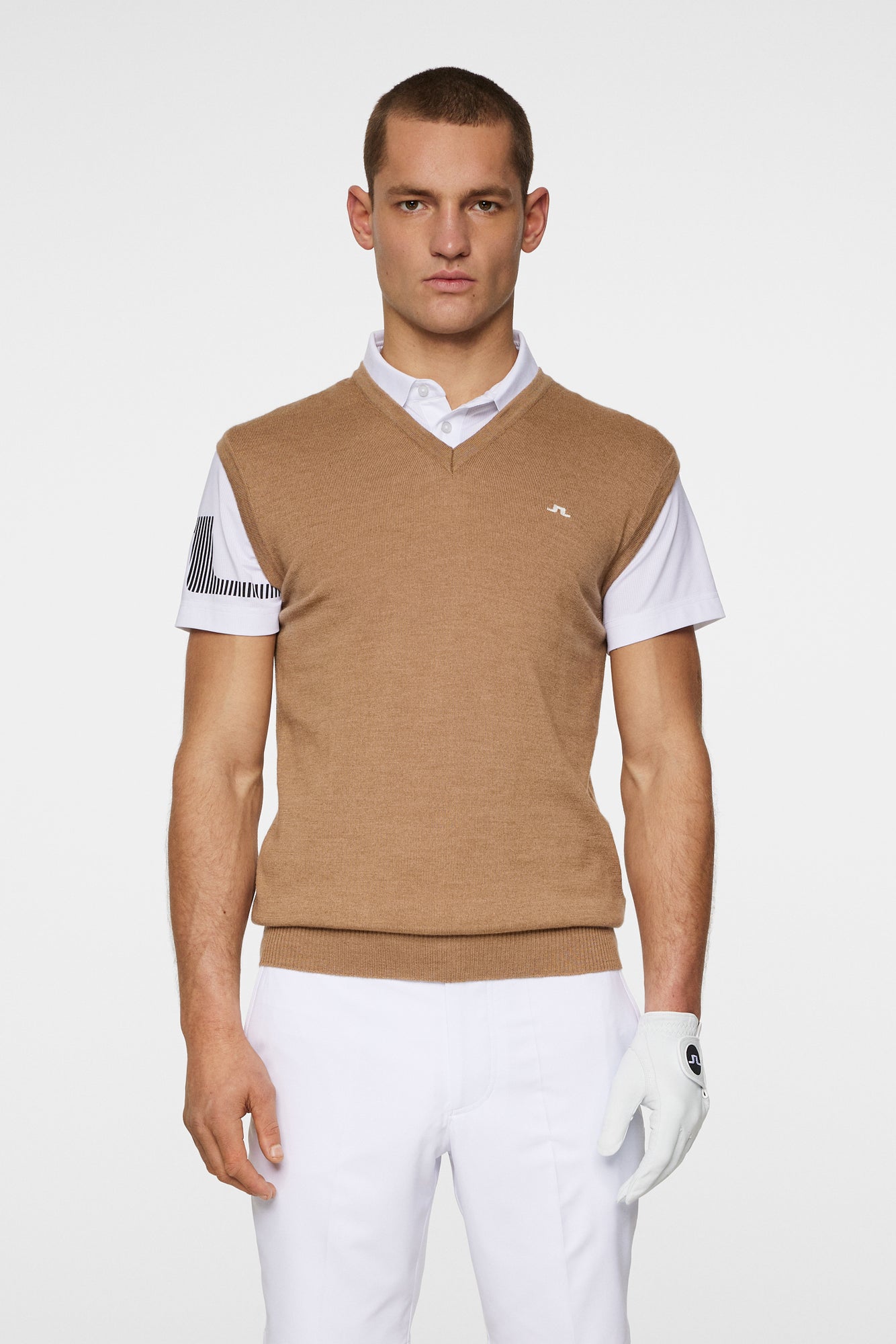 Men | Liam Knitted Vest | Tigers Eye