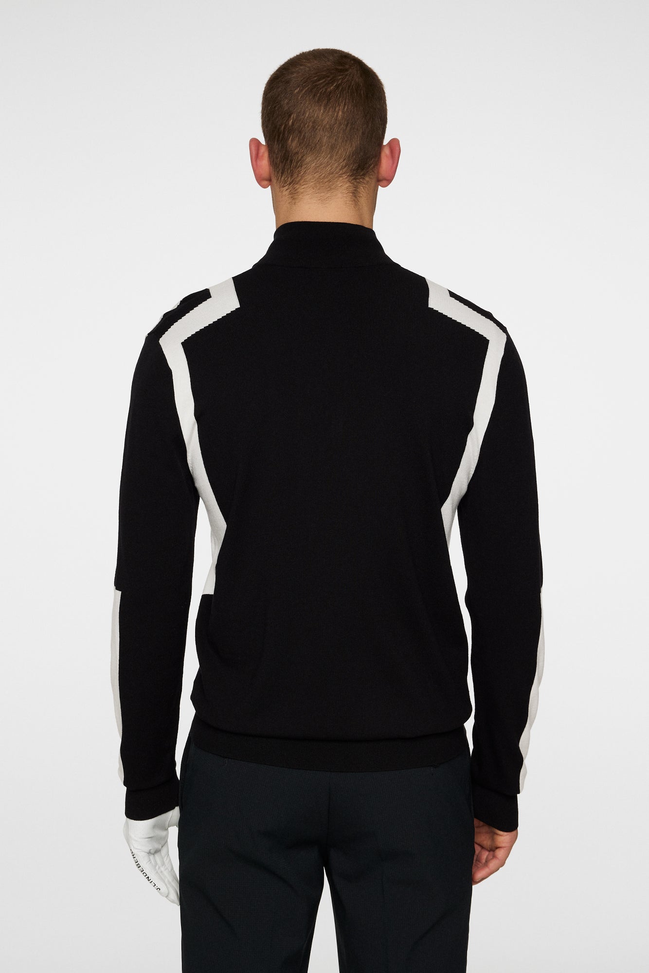Men | Kendrick Knitted Zip Sweater | Black (V2)
