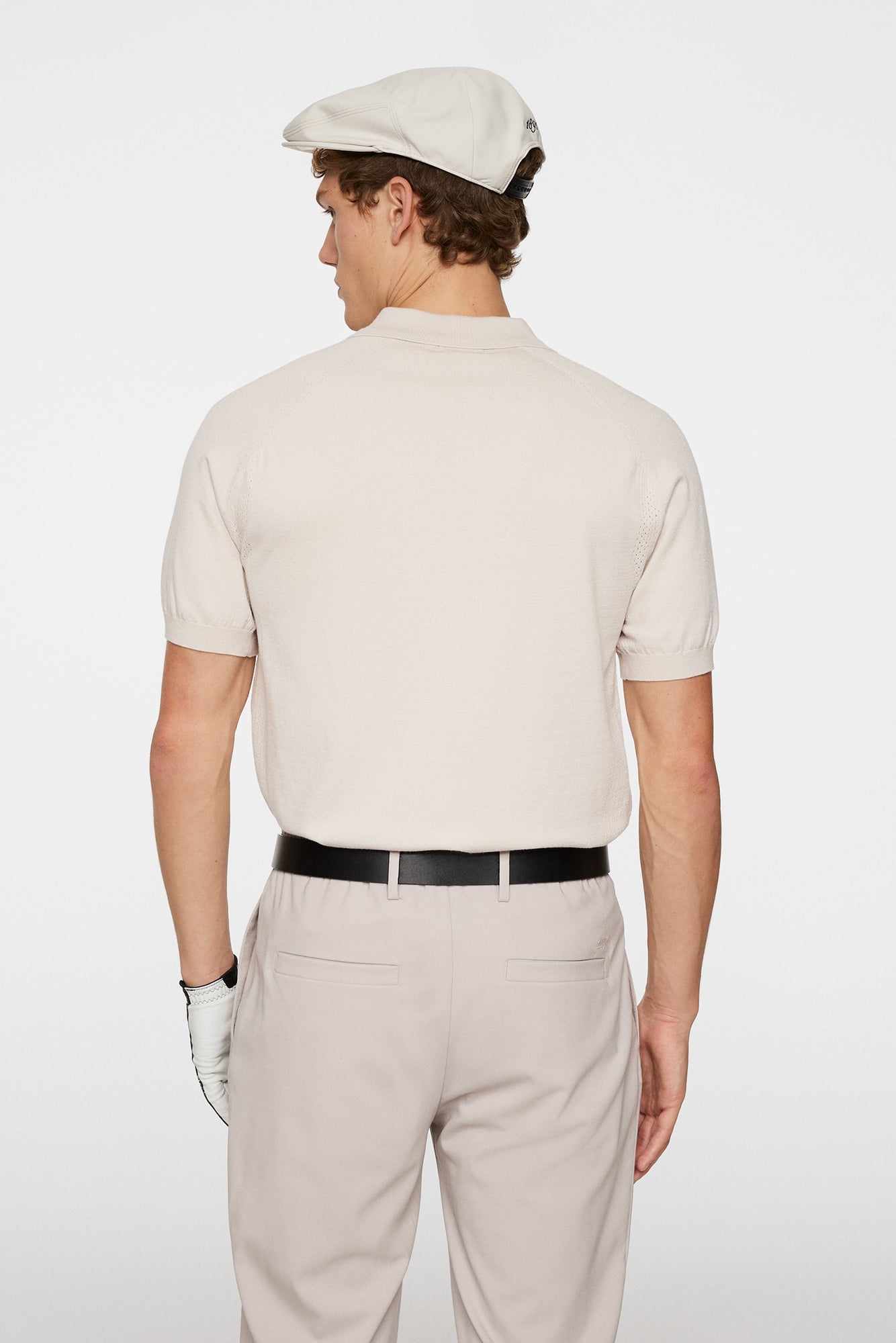 Men | Martin Knit Polo | Moonbeam