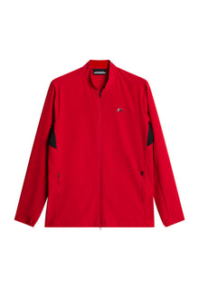 KV Hybrid Golf Jacket in Barbados Cherry by J.Lindeberg