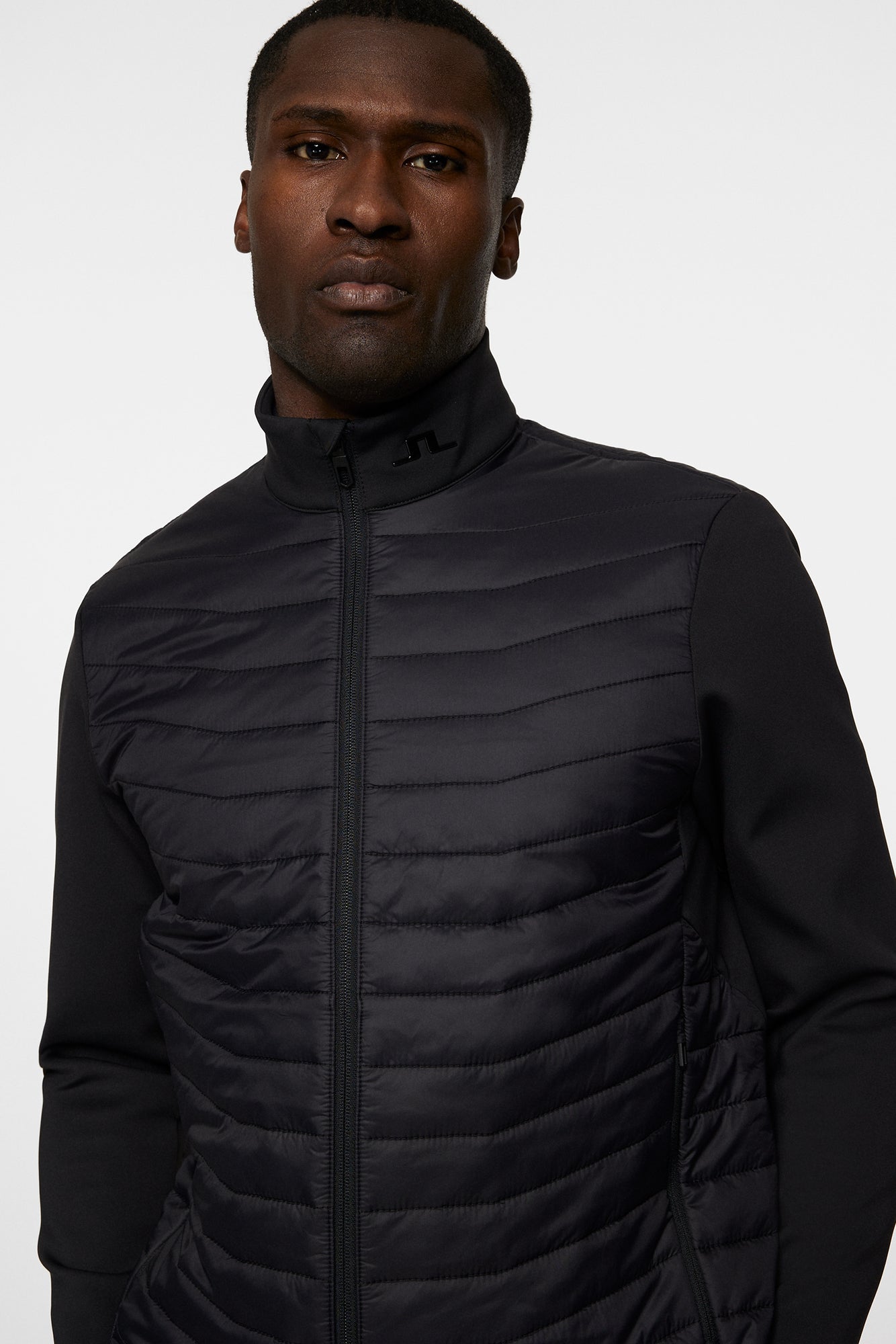 Men | Holden Quilt Hybrid Jacket | Black