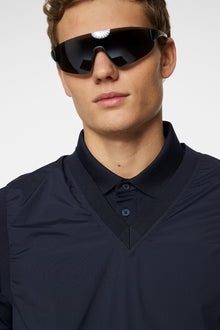 Men | Hybrid Vest Windbreaker | JL Navy