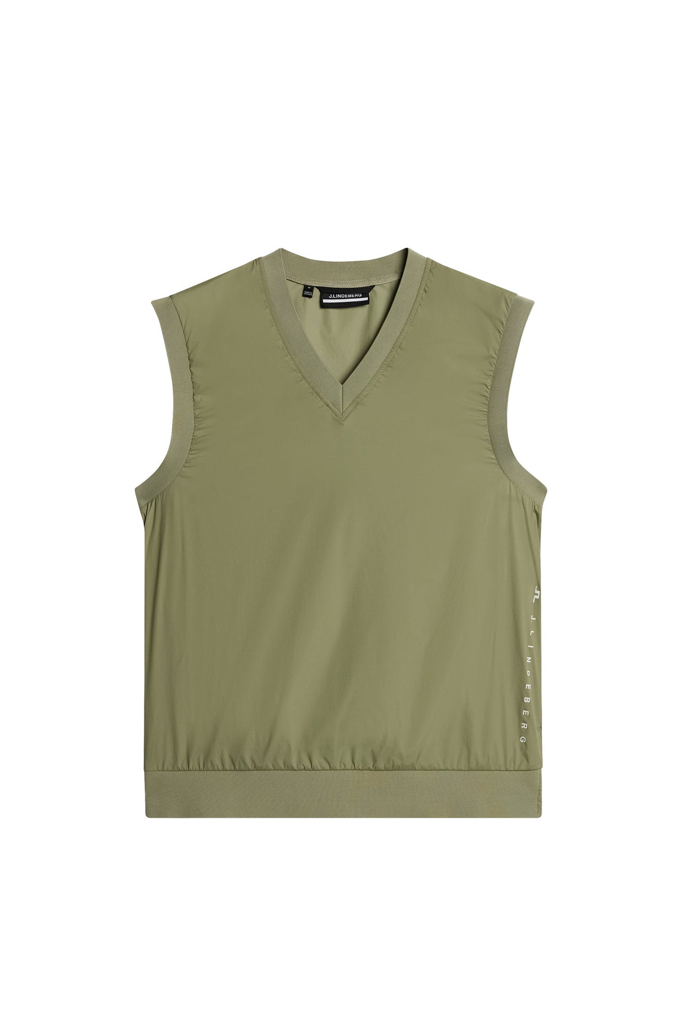 Hybrid Vest Windbreaker in Oil Green by J.Lindeberg