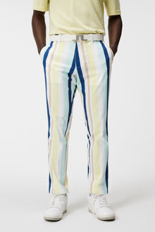 Men | Tim Print Pant | Painted Stripe Wax Yellow