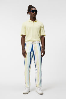 Men | Tim Print Pant | Painted Stripe Wax Yellow