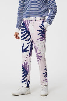 Men | Stuart Print Stripe Pant | Paradise Monstera Pink