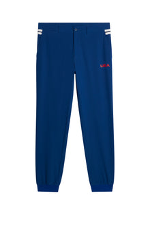 Marcel Cuff Jogger Pants in Estate Blue by J.Lindeberg