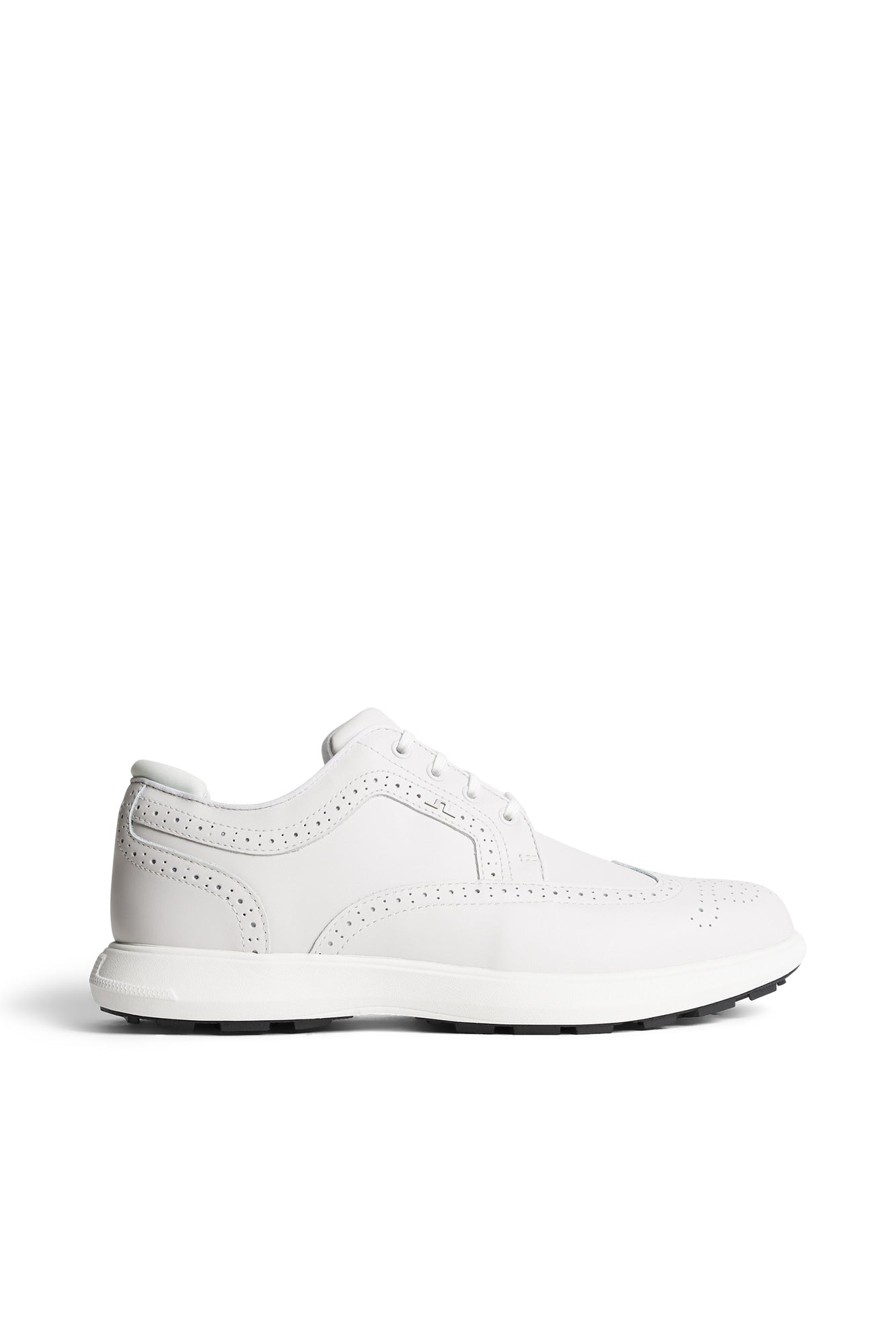 Fairway Brogue Golf Sneaker in White by J.Lindeberg
