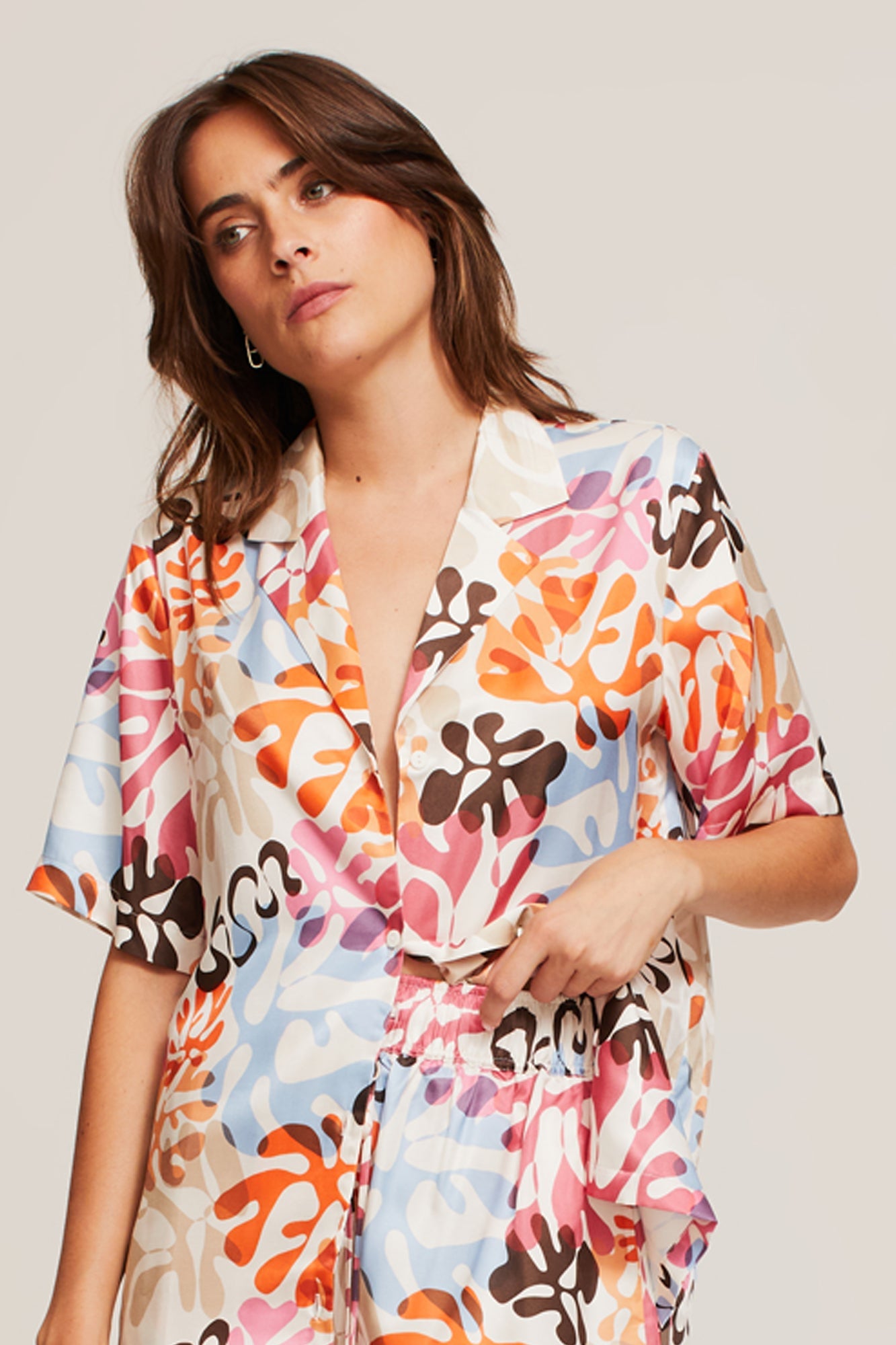 Henri Short Sleeve Shirt | Vivre Print