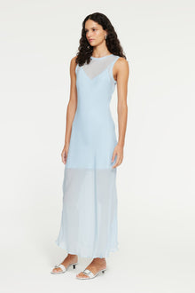 The Marli Dress By GINIA In Cornflower Blue