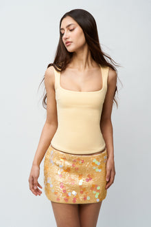 Full Length Celestial Top - Honey Butter