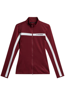 Seasonal Janice Mid Layer in Cabernet by J.Lindeberg