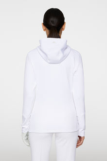 Women | W Aerial Quarter Zip Hood | White