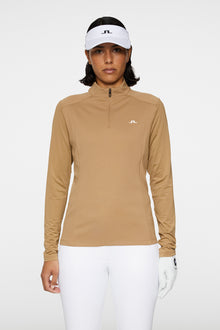 Women | Cindy Quarter Zip Mid Layer | Tigers Eye