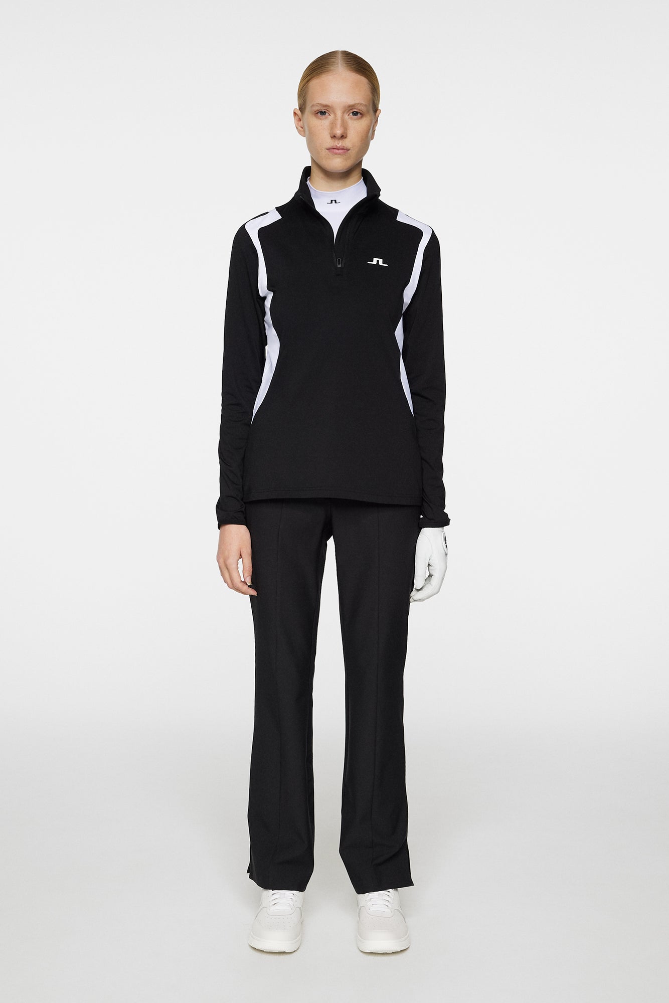 Women | Mae Quarter Zip Mid Layer | Black