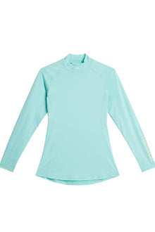 Asa Soft Compression Top in Aruba Blue by J.Lindeberg