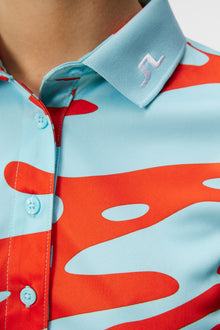 Women | Tour Tech Print Polo | Neptune Atomizer