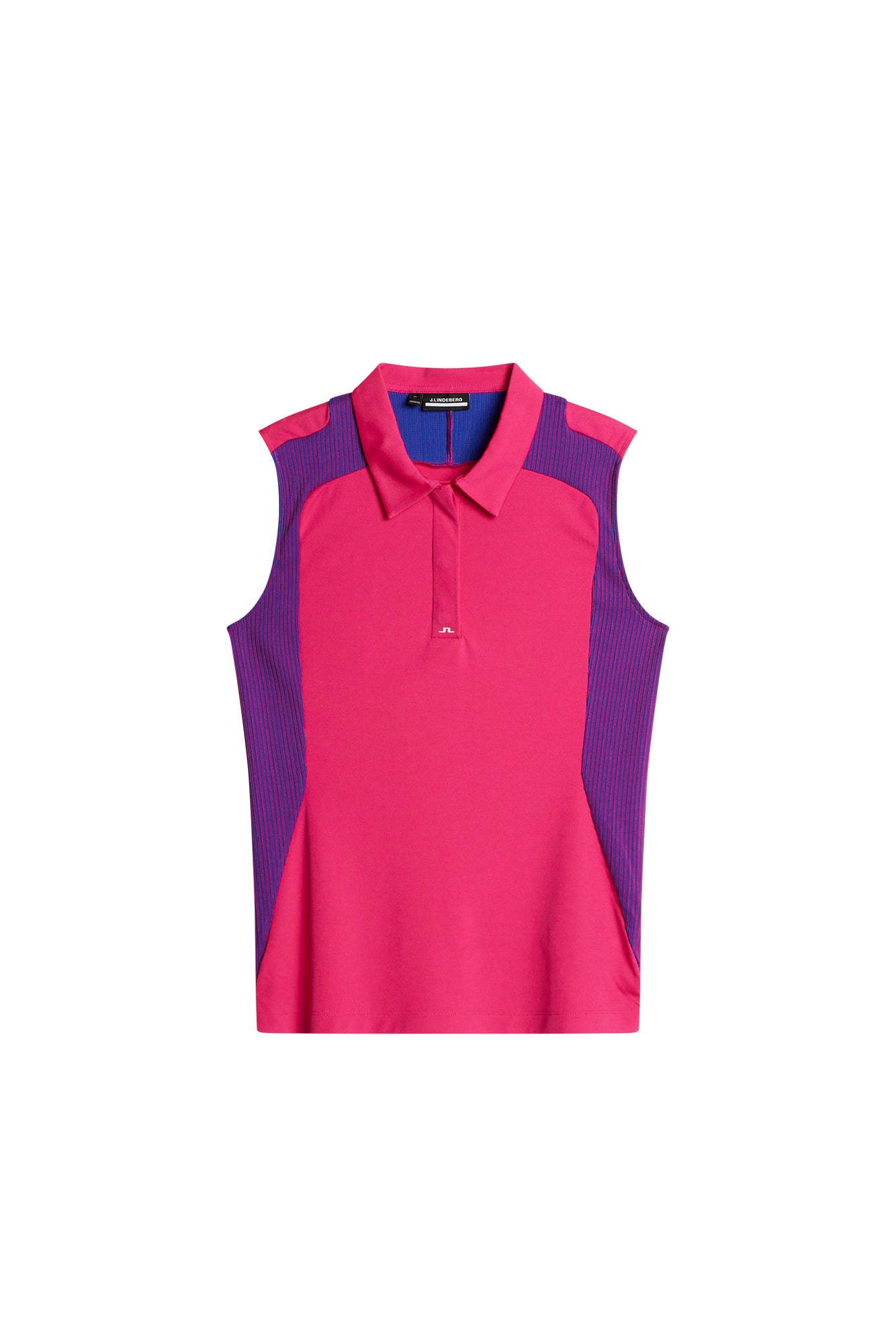 Betsy Sleeveless Polo in Pink Peacock by J.Lindeberg