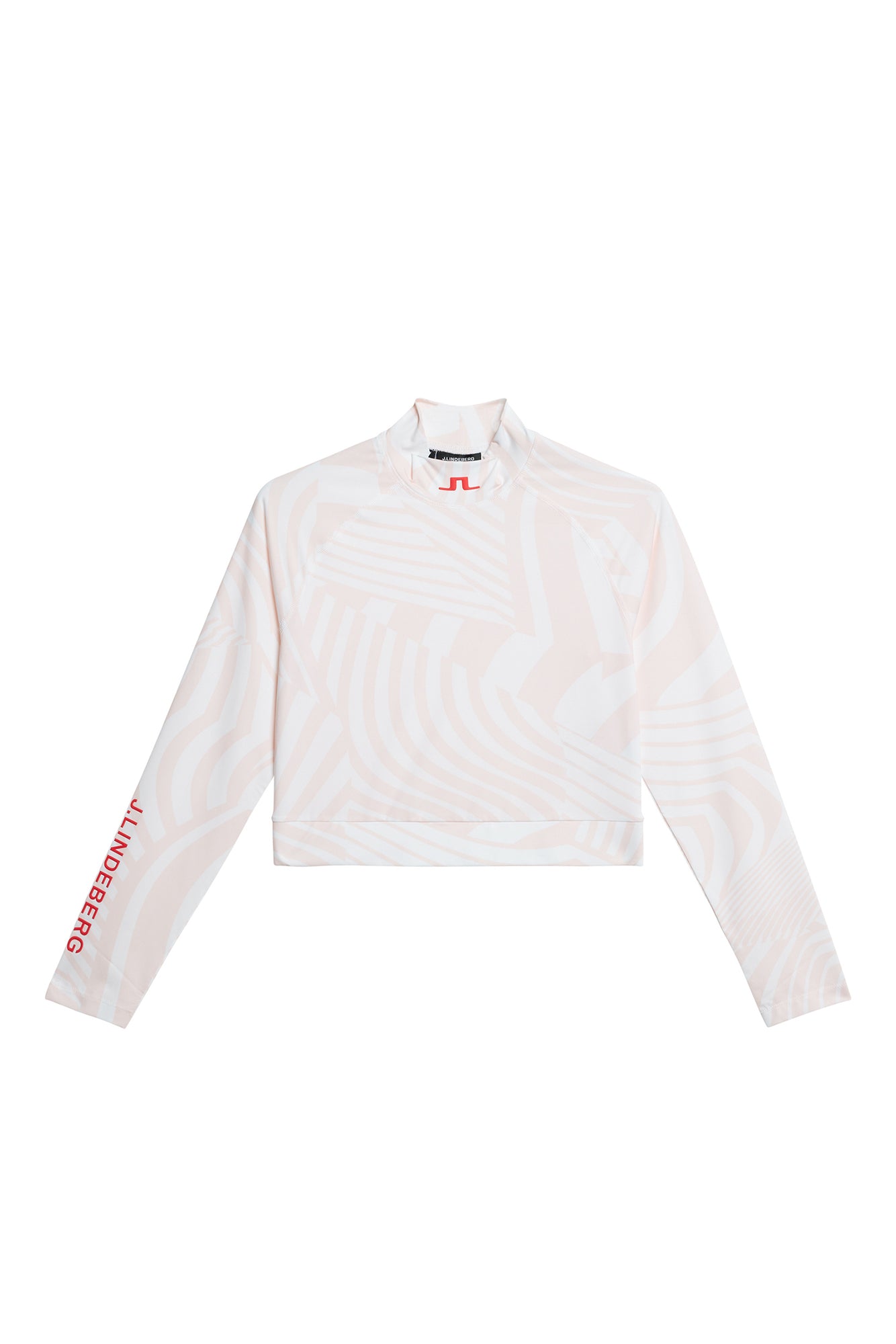 Women | Tea Long Sleeve Top | Dazzle Wave Rose