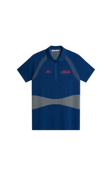 Women | Alizee Seamless Polo | Estate Blue