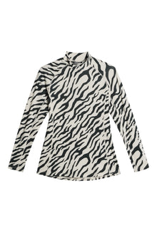 Ella Print Compression Top in Tour Tiger Moonbeam M by J.Lindeberg