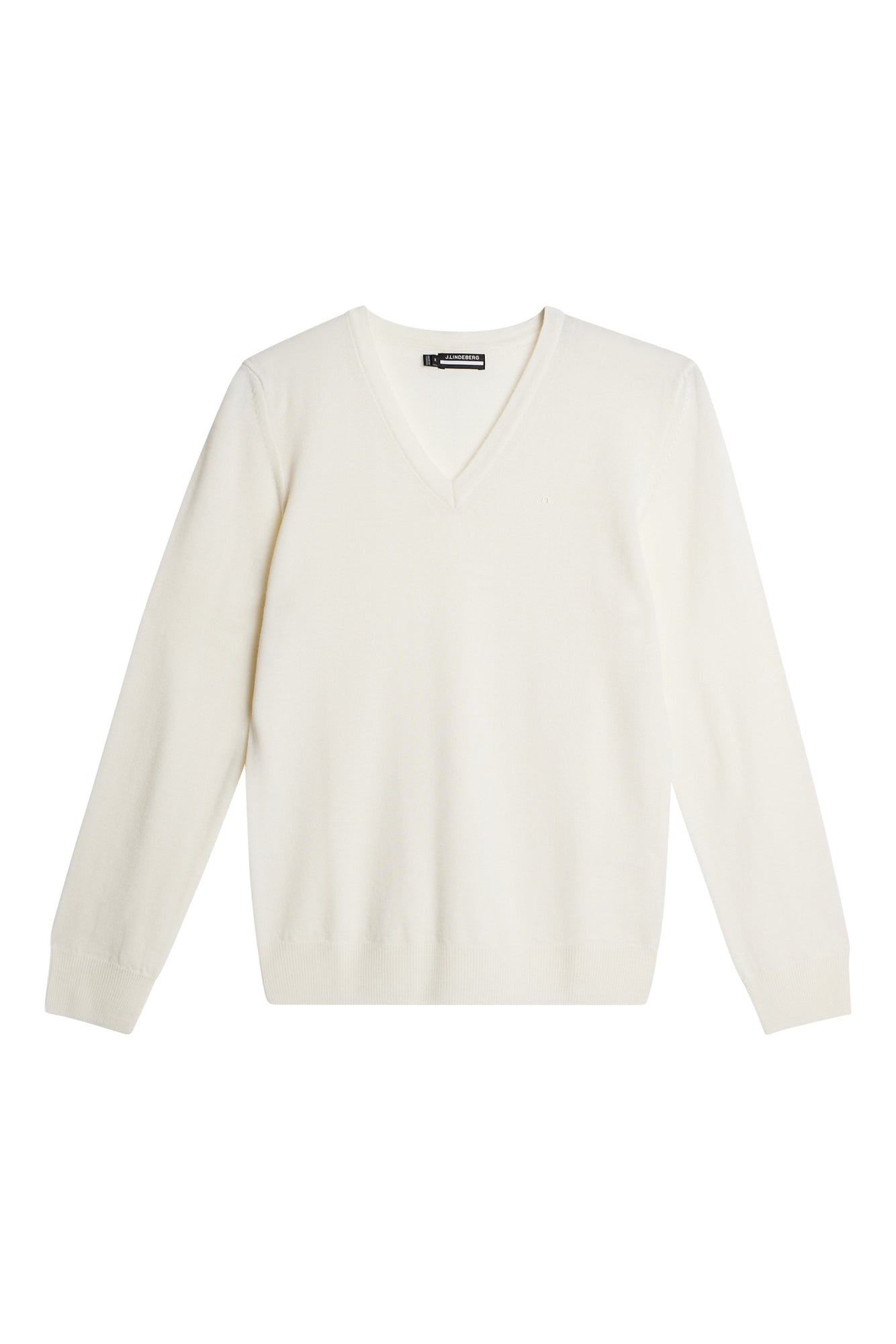 Amaya Knitted Sweater in White by J.Lindeberg