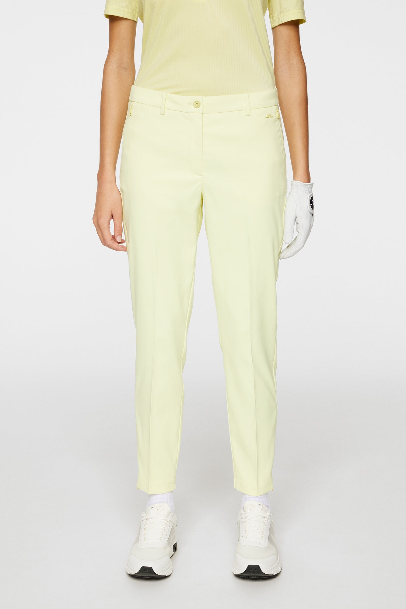 Women | Pia Pant | Pale Lime Yellow